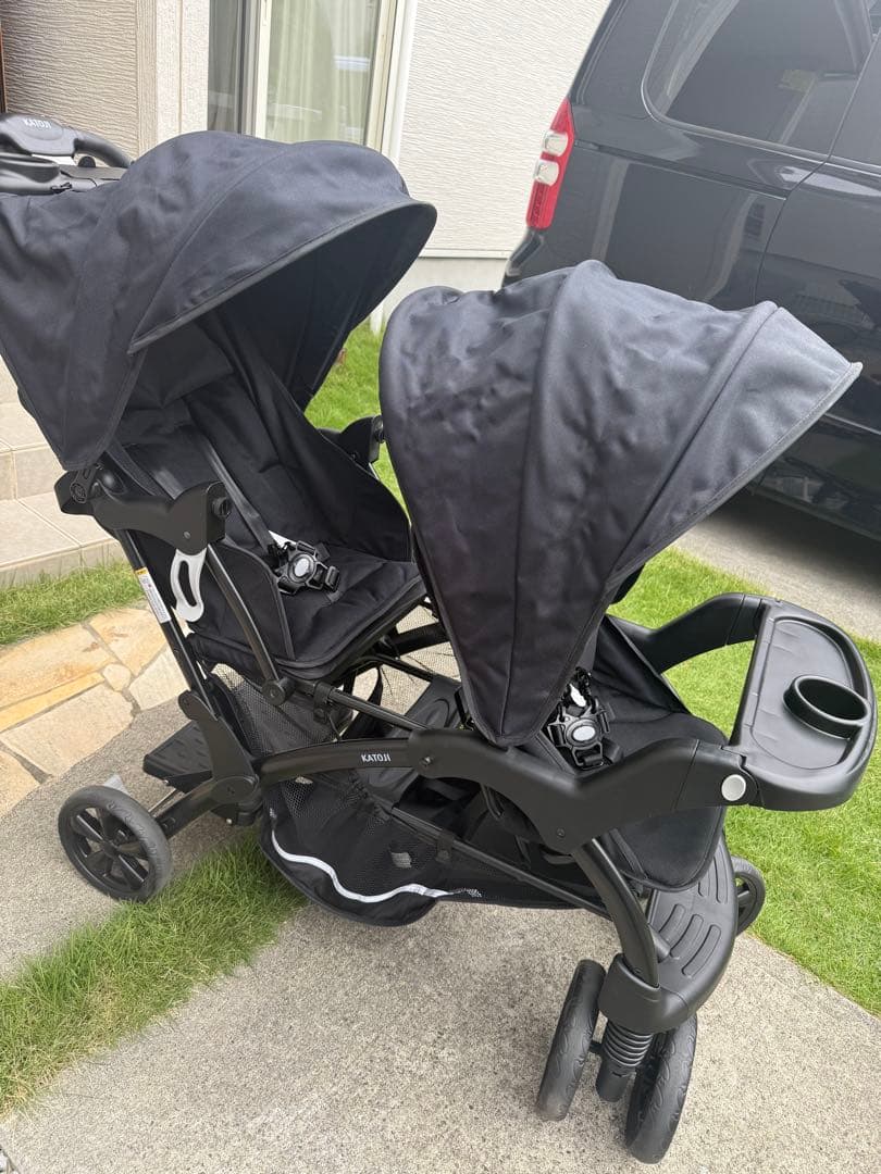 【SALE】二人乗りベビーカー カトージ 二人でゴーDX