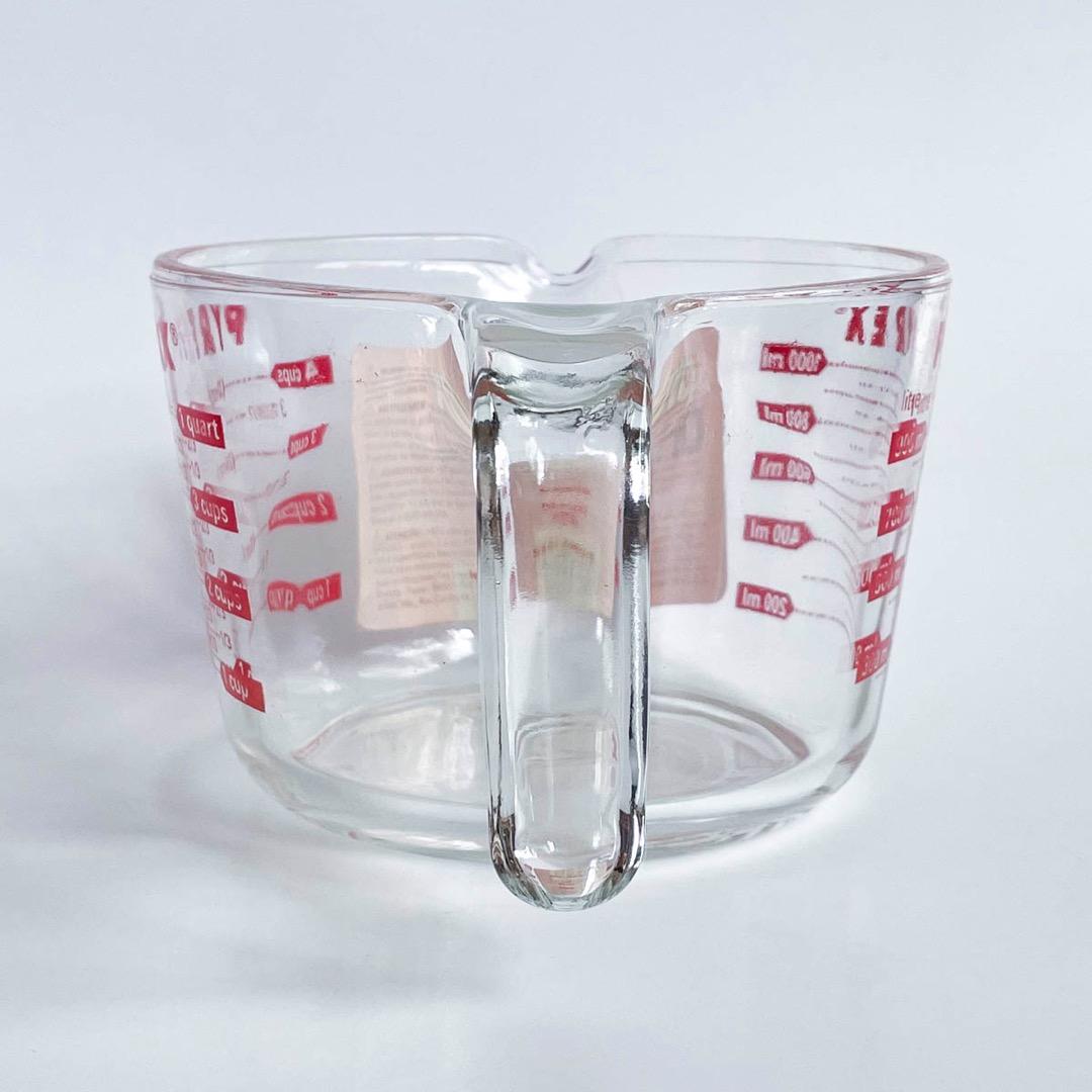 【デッドストック】旧ロゴ パイレックス計量カップ 250ml／1L 2個セット
