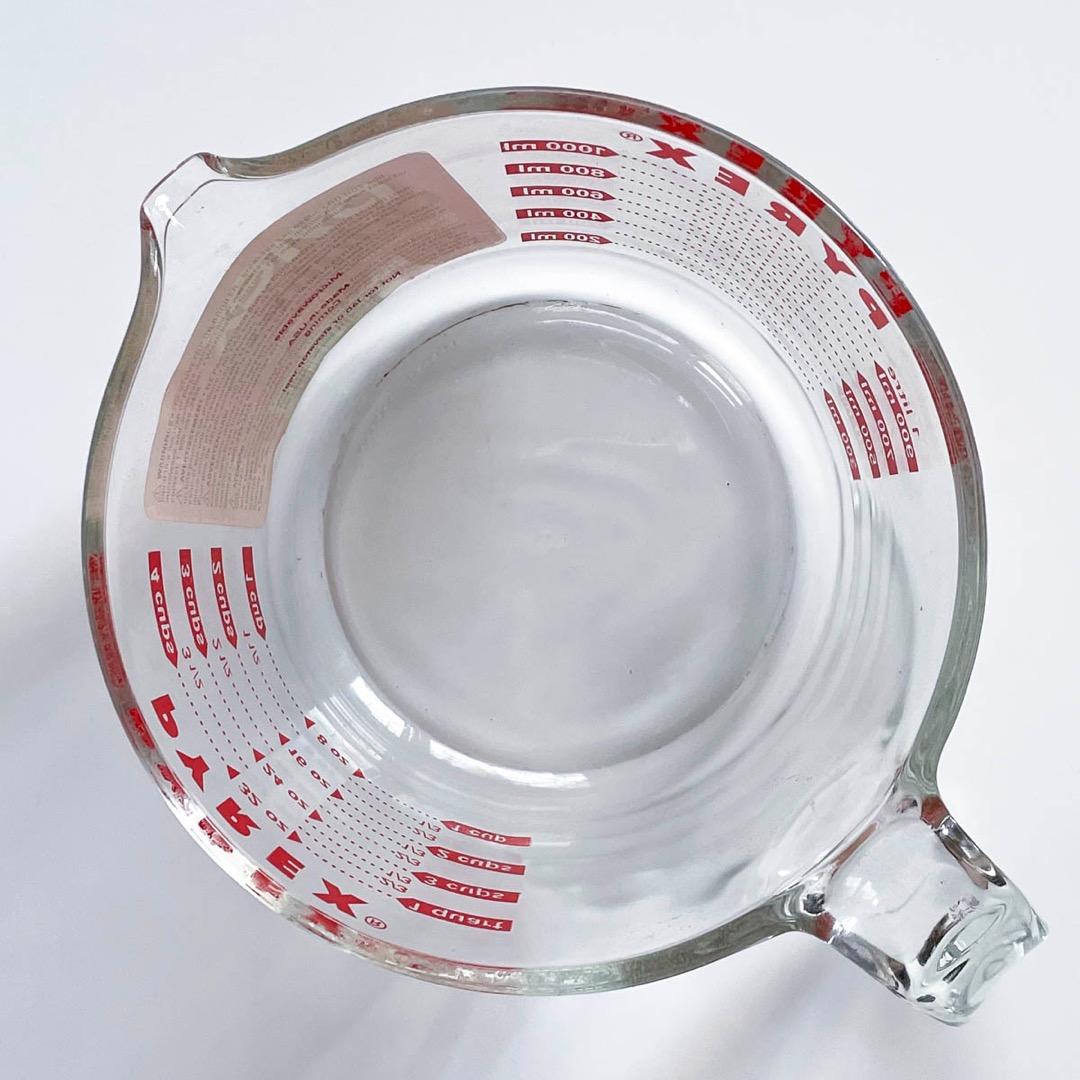 【デッドストック】旧ロゴ パイレックス計量カップ 250ml／1L 2個セット