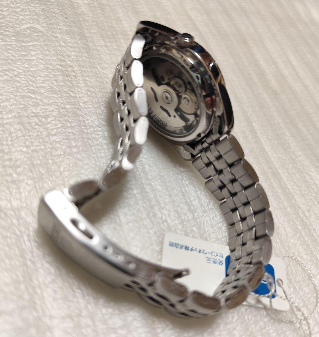 SEIKO 5 自動巻き時計 シルバー