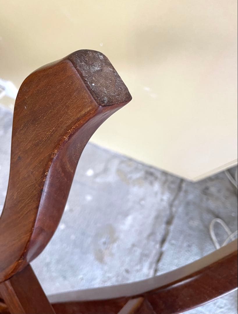 花台 飾り台 サイドテーブル 猫脚 ぶどうの透かし彫り 約81cm 飾り台