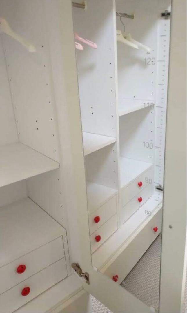 ファミリア　ワードローブ タンス　チェスト　りんご