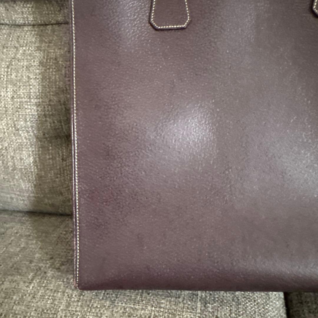 PRADA ブラウン レザートートバッグ