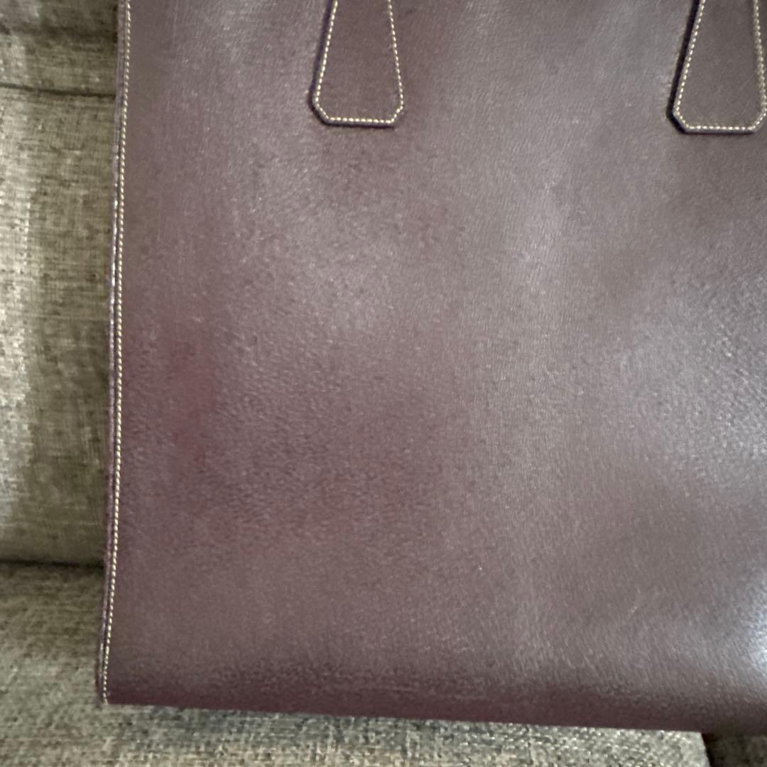PRADA ブラウン レザートートバッグ