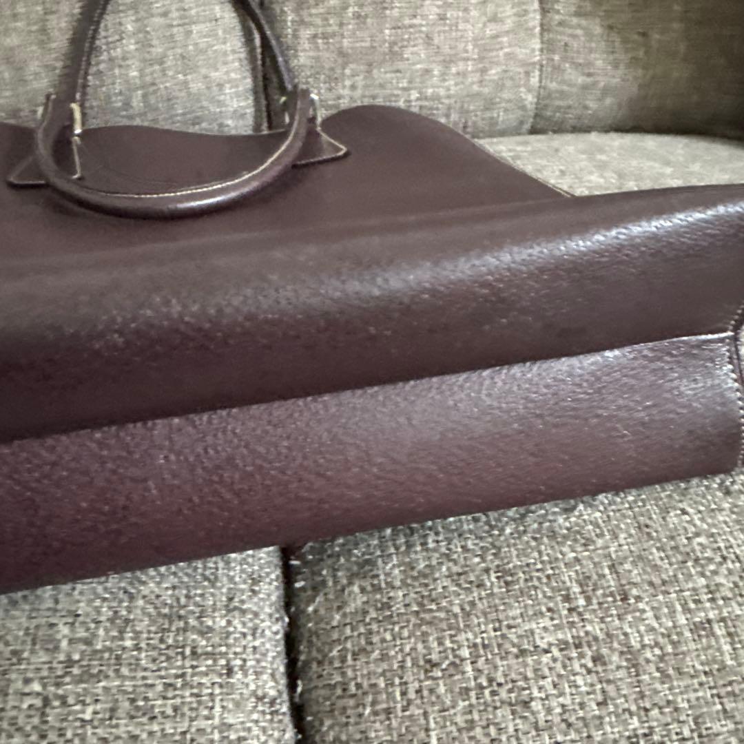 PRADA ブラウン レザートートバッグ