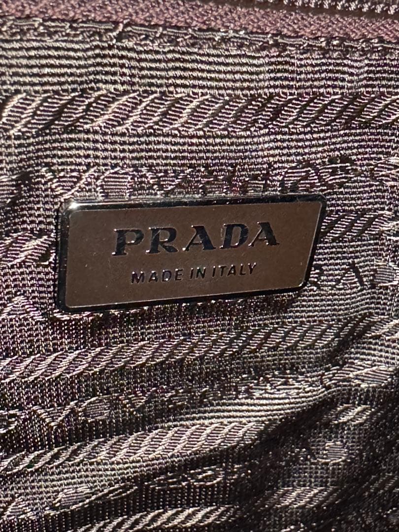 PRADA ブラウン レザートートバッグ