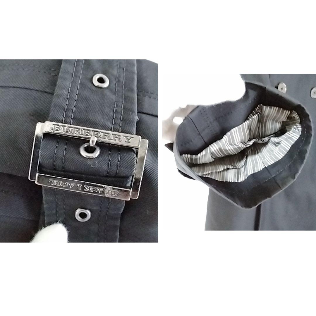 BURBERRY ダブルブレスト トレンチコート ブラック 日本製 三陽商会
