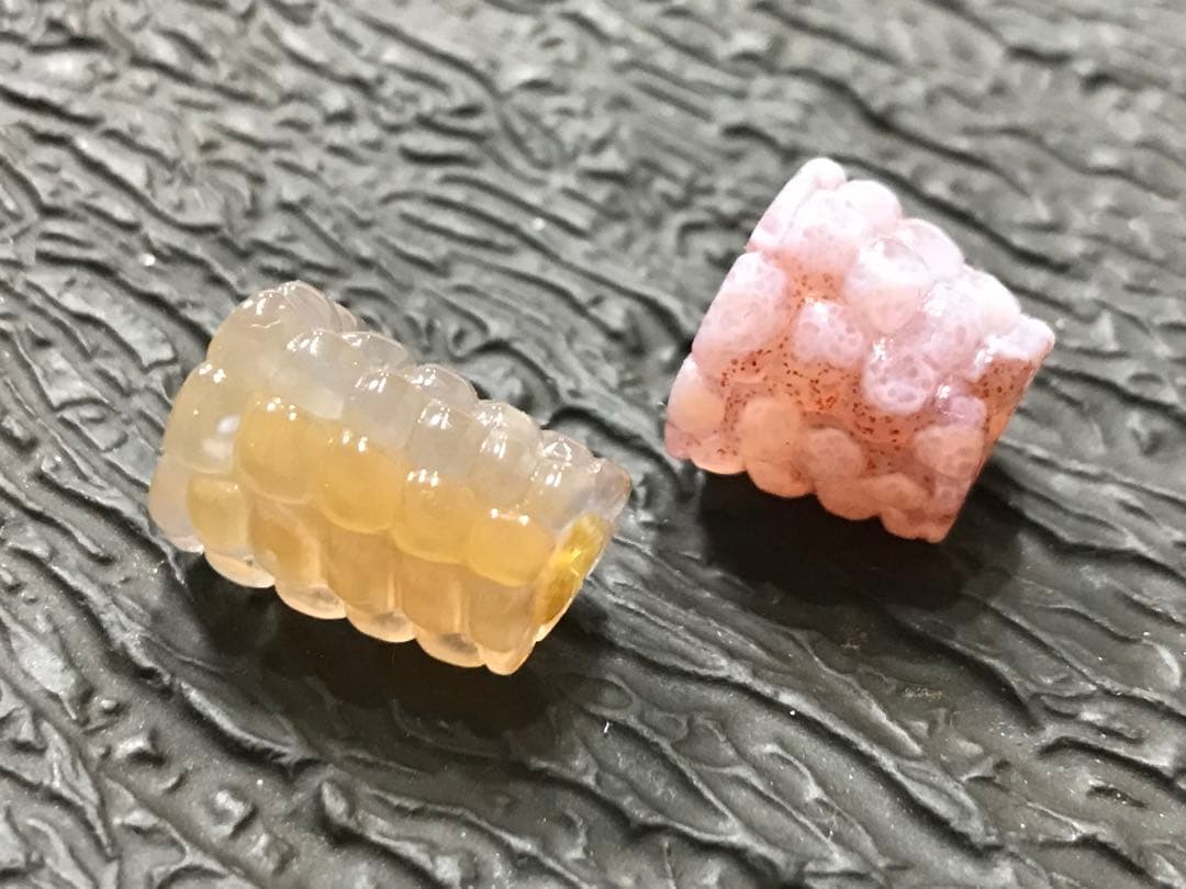 ゴビ石−1242 ゴビ瑪瑙　彫刻物セット　ハンドメイドパーツ