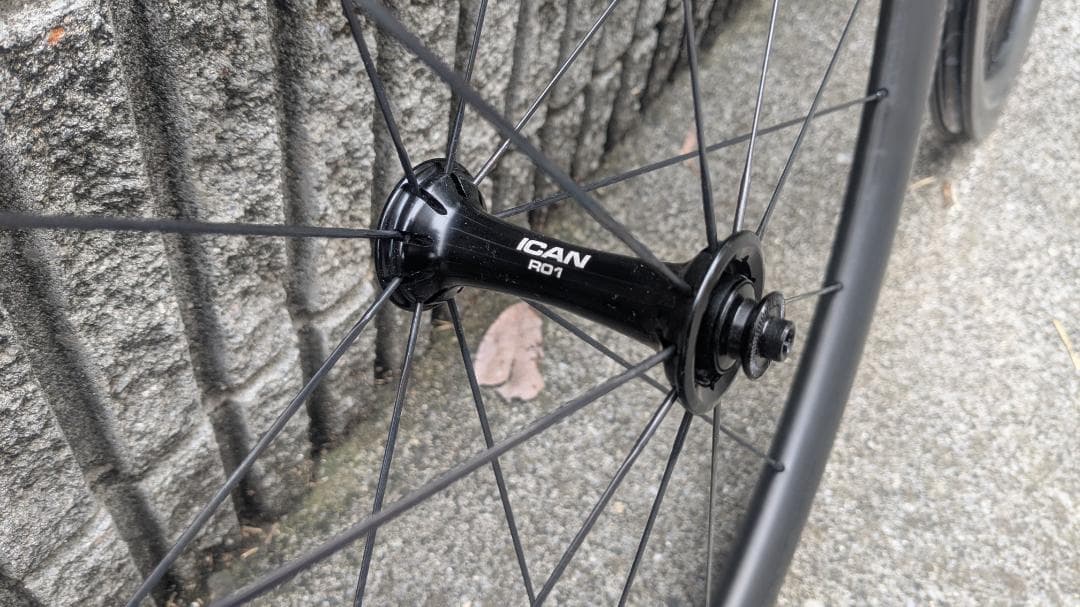 ぬ*ぬ様 ICAN AERO45 カーボンホイール 700Cクリンチャー