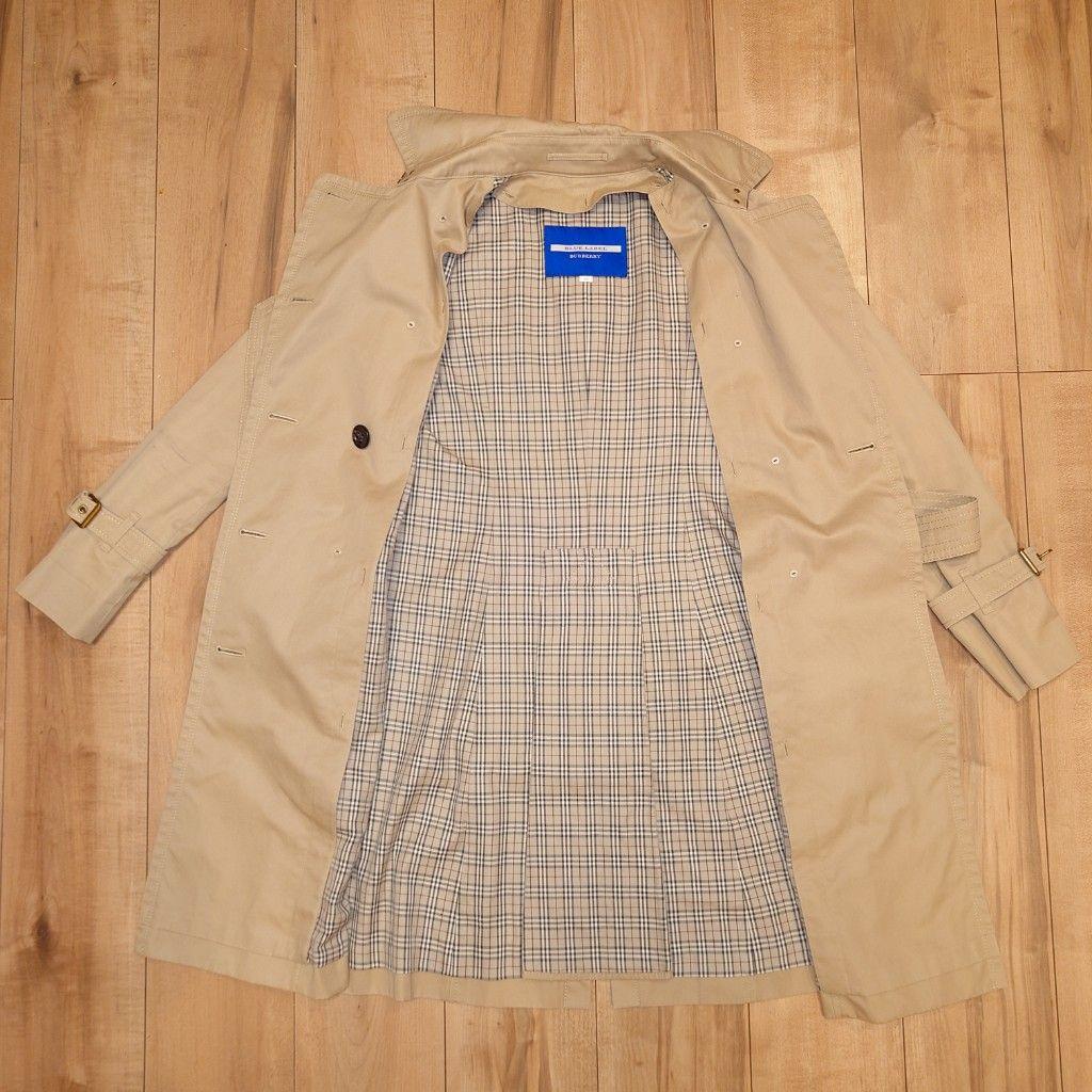 バーバリーブルーレーベル　トレンチコート　ノバチェック　ライナー　2way　S