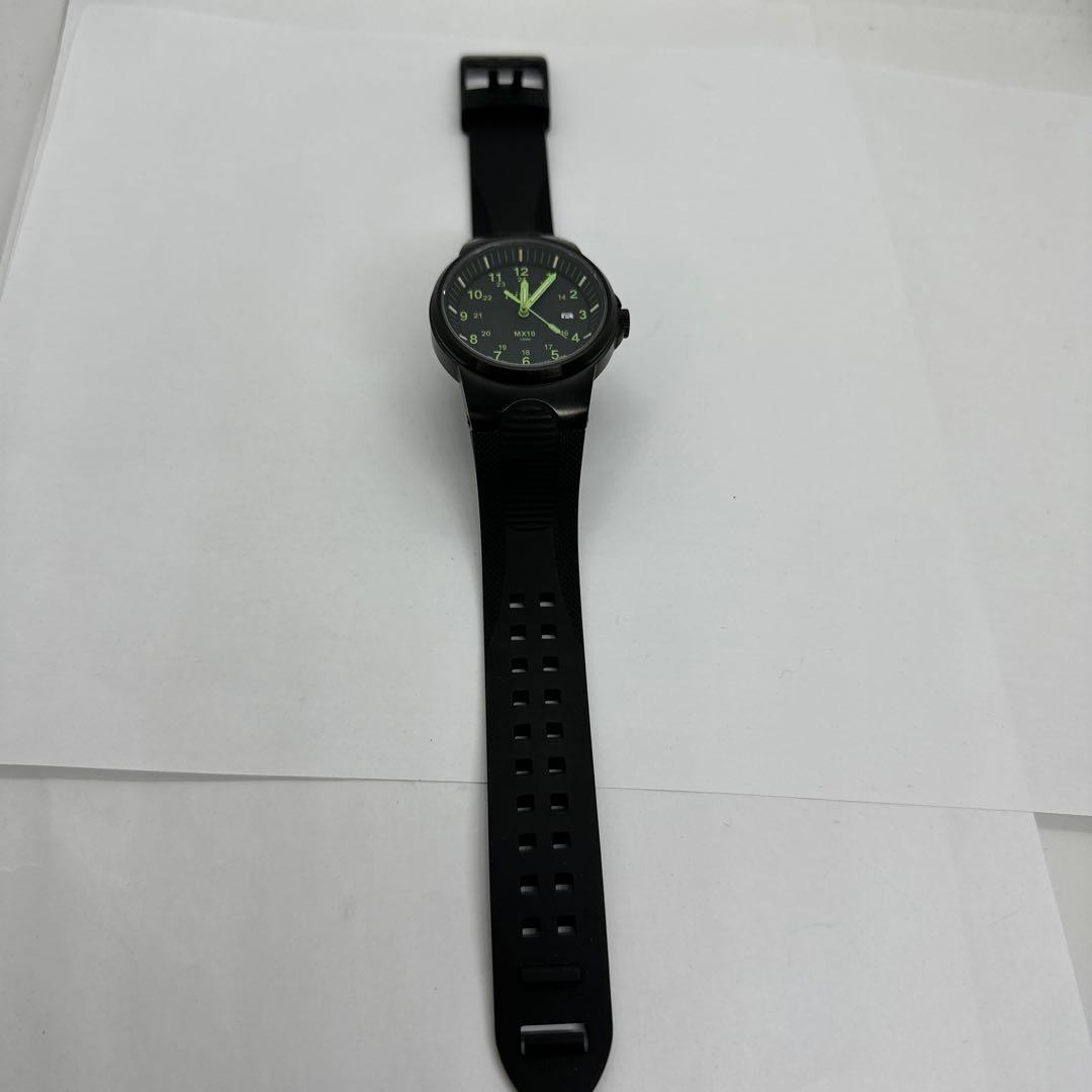 【HMW38】nite ナイト　MX10　ラバーベルト　腕 時計 長期保管品