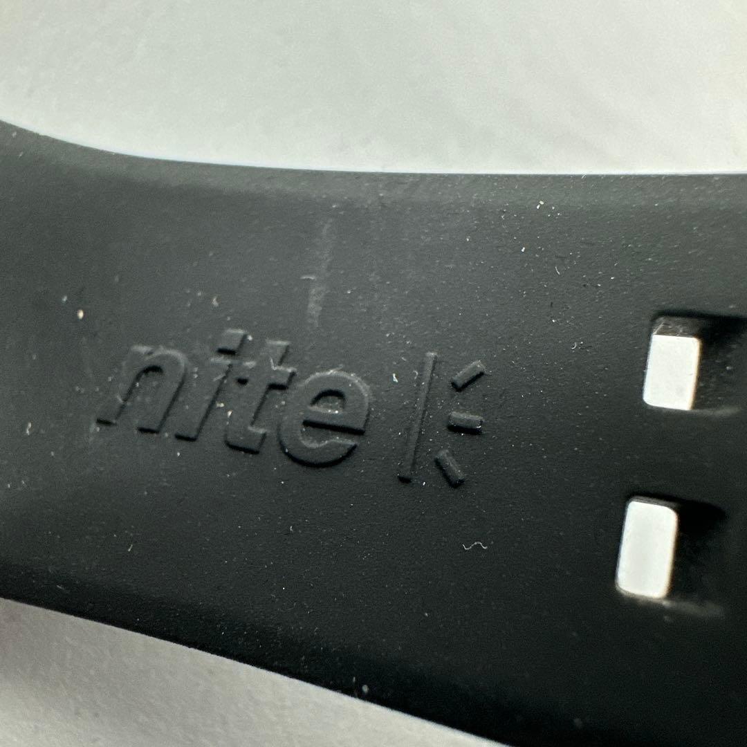 【HMW38】nite ナイト　MX10　ラバーベルト　腕 時計 長期保管品