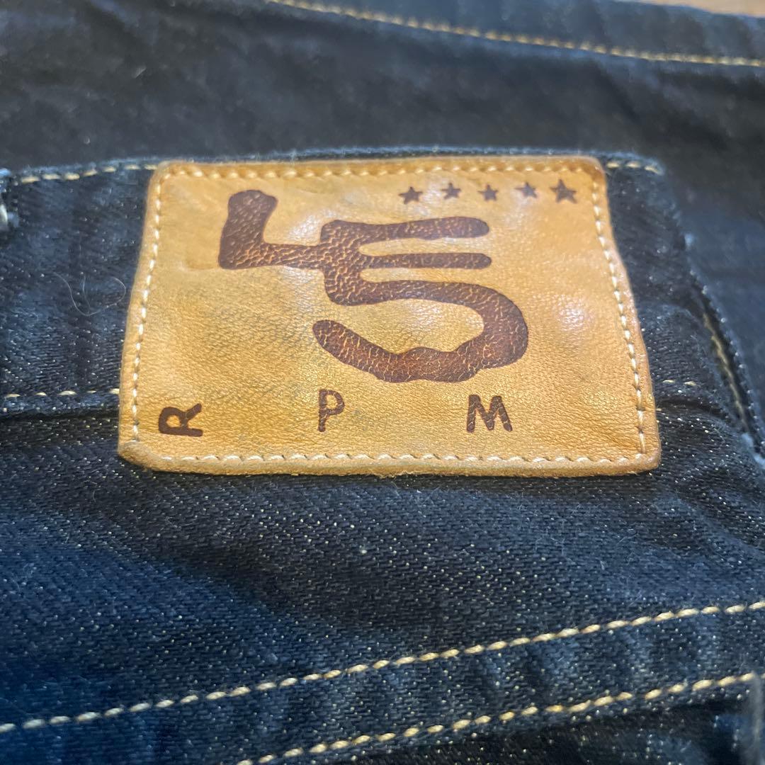 45r ライ麦デニムのシャルロット5 影色納戸　濃