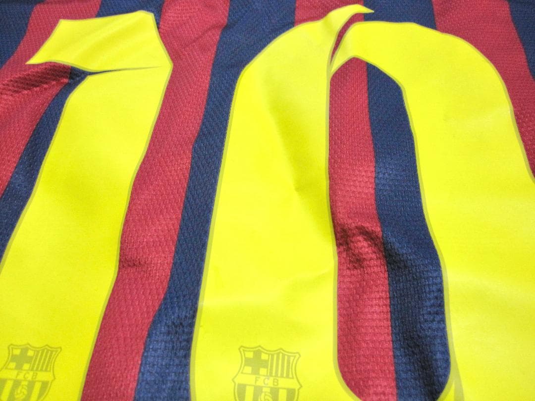 メッシ FCバルセロナ 10番 サッカーシャツ ユニフォーム