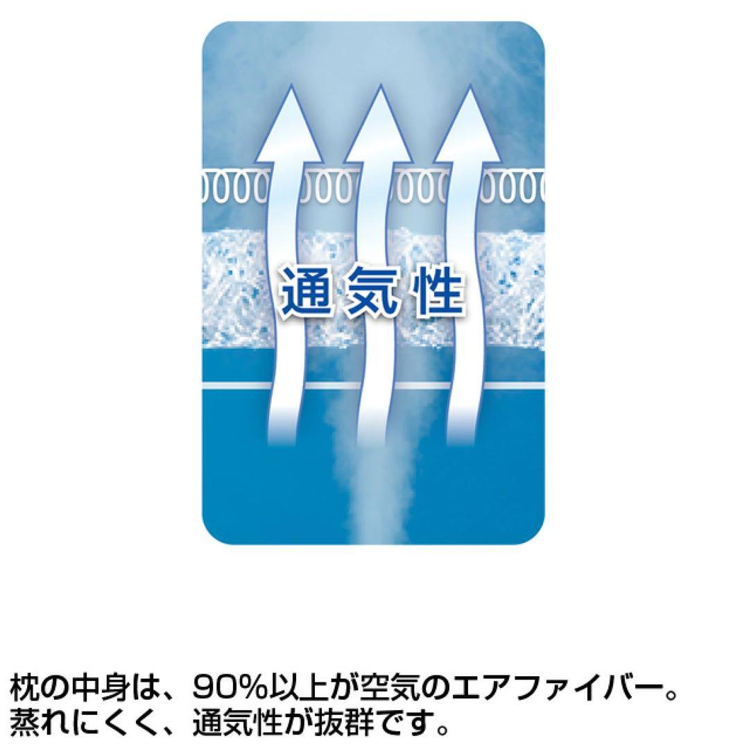 【美品】エアウィーヴ ピロースリム＋ピローケース シルクタッチ\"みな実のまくら\"