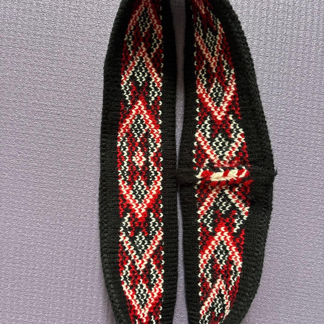 【定番】マオリ族3点セット　ピウピウ＆ヘアバンド（ハワイで購入）＋ポイボール