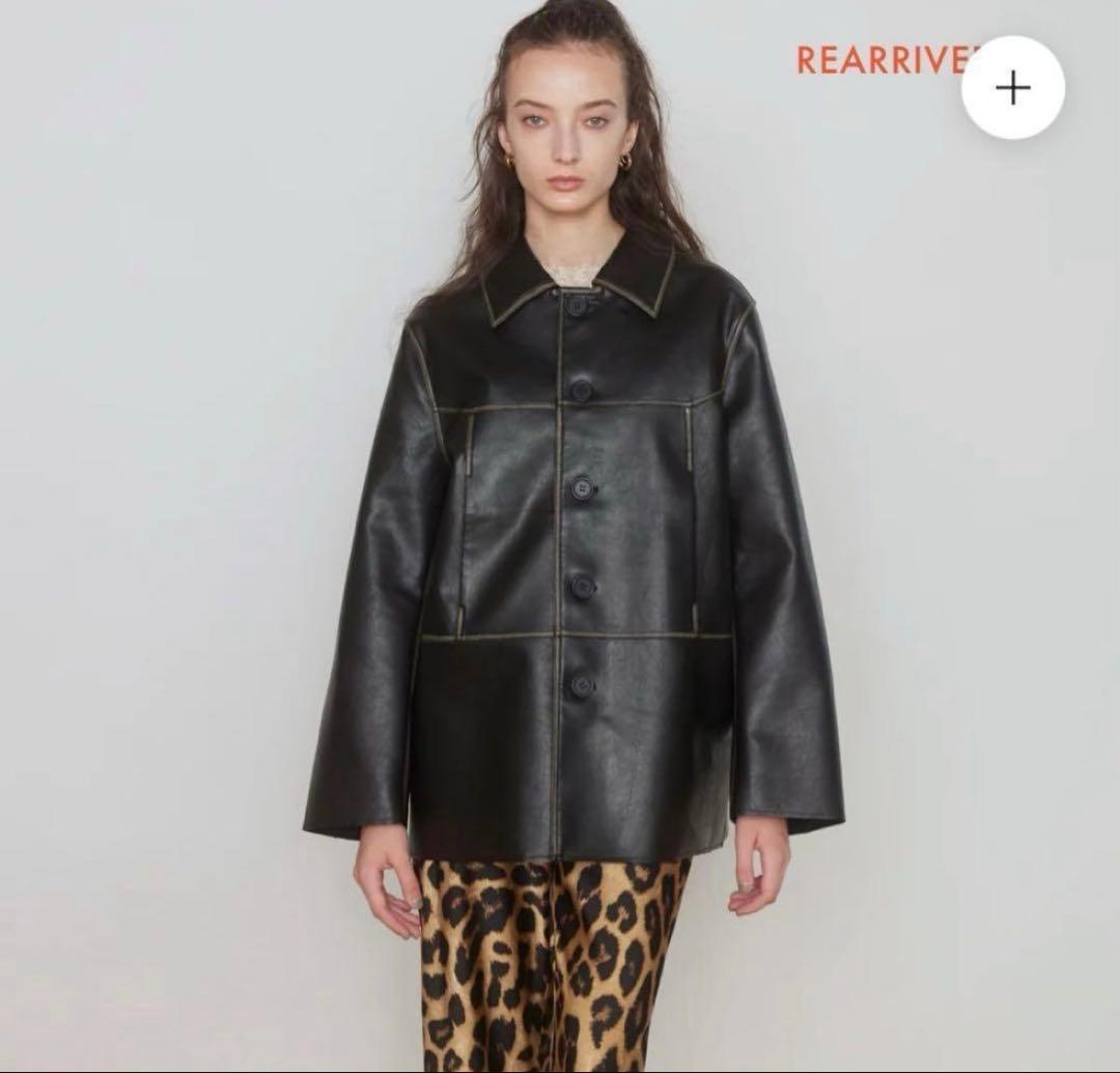 【新品】searoomlynn Vintage ECOレザーシャツジャケット