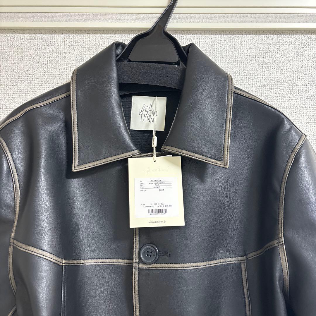 【新品】searoomlynn Vintage ECOレザーシャツジャケット