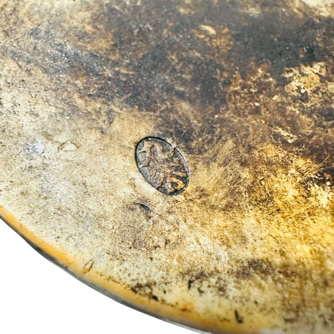 仏教美術 古九谷 「餓鬼と鍾馗」 鍾馗像 九谷焼 置物 細密彫刻 高さ31cm