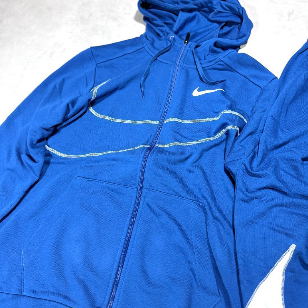 新品 Lsize ナイキ 上下セットアップ パーカー ジョガーパンツ 青