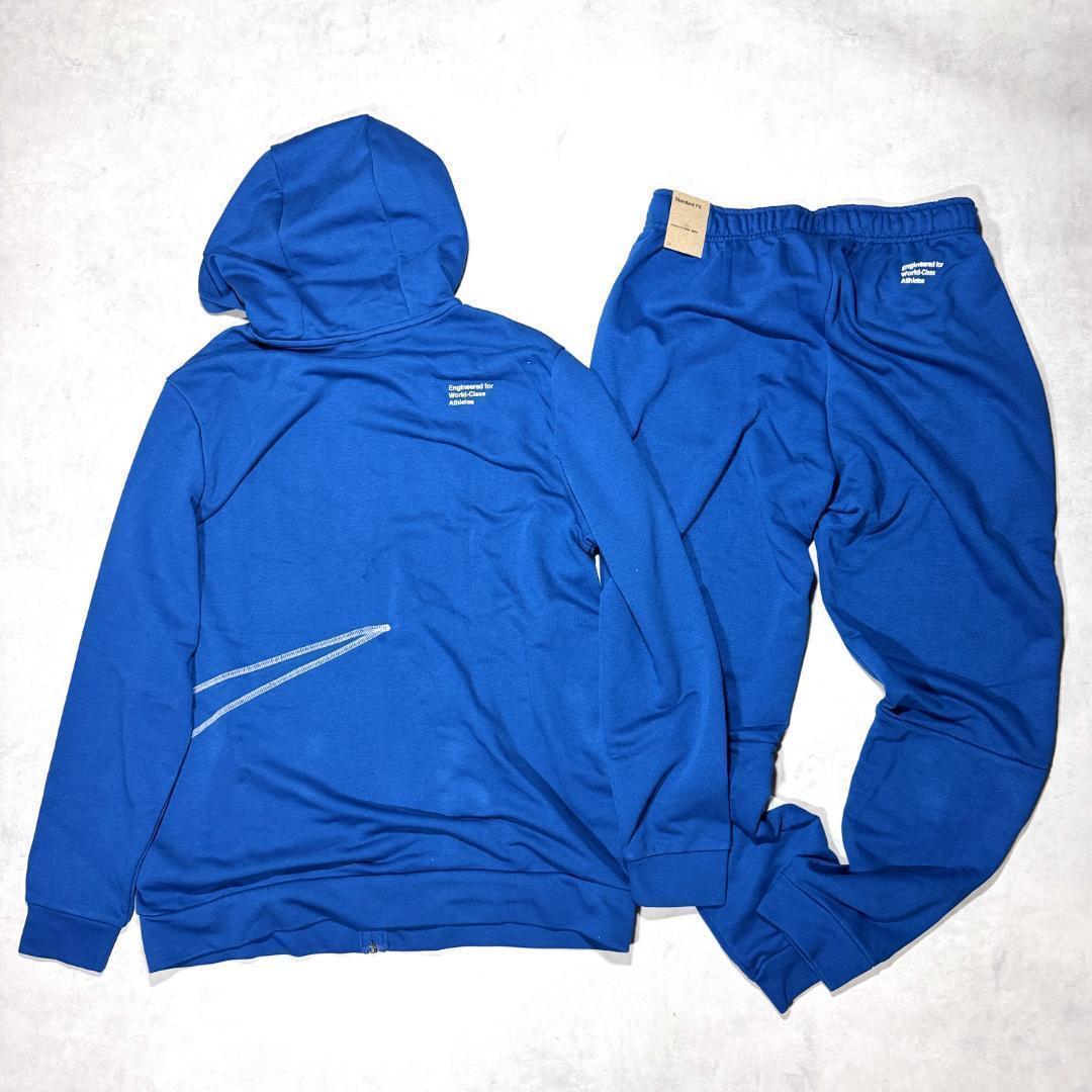 新品 Lsize ナイキ 上下セットアップ パーカー ジョガーパンツ 青