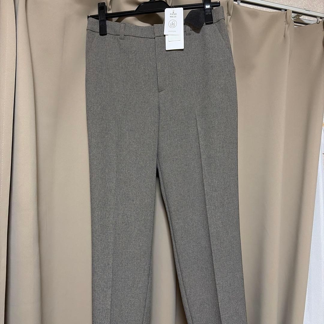 未使用 アンタイトル ウーステッドカルゼ テーラードジャケット セットアップ