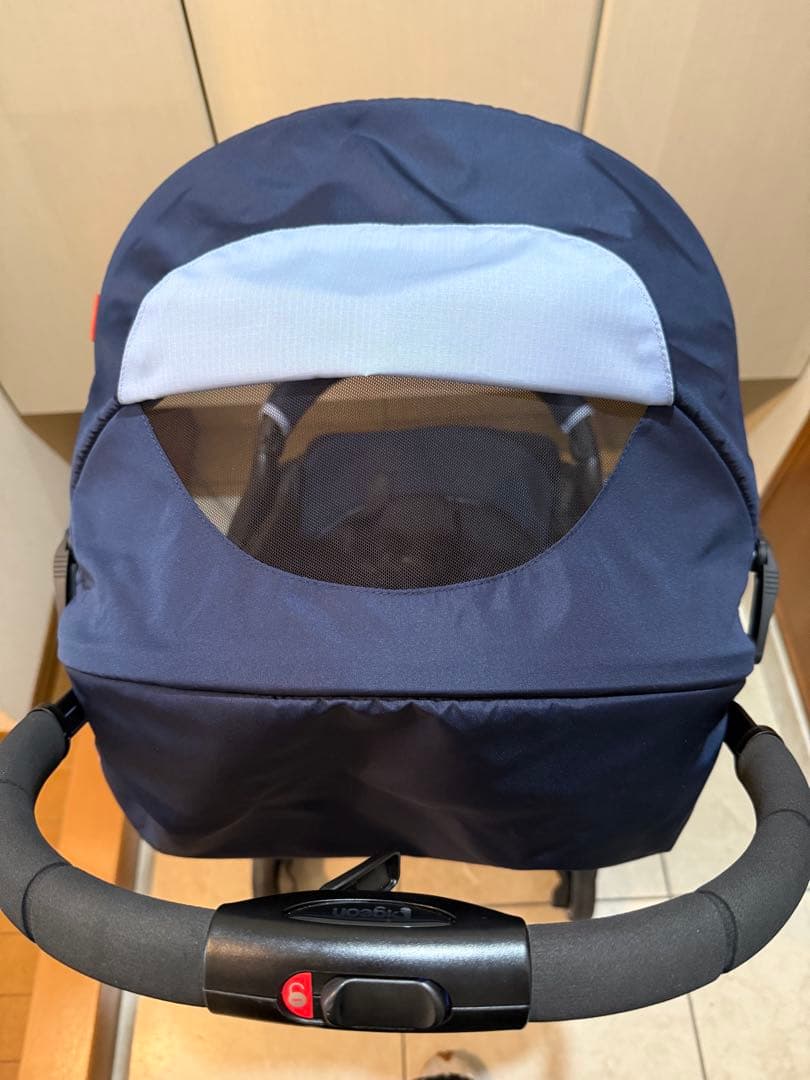 ピジョン ビングル BB2 ネイビー　軽量B型ベビーカー　説明書付き