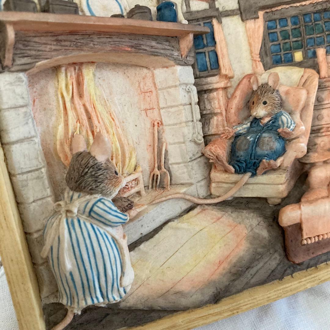 2/8 ブランブリーヘッジ 立体 壁掛け　のばらの村のものがたり　ジルバークレム