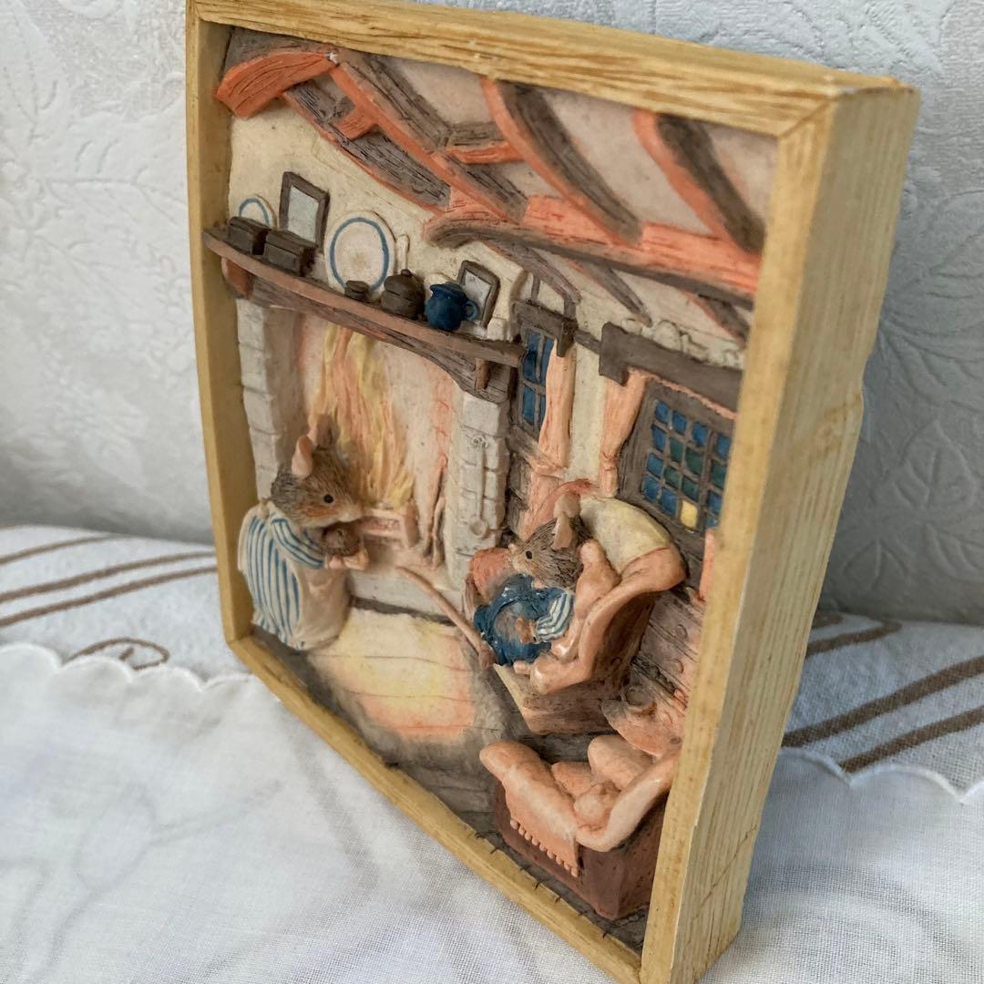 2/8 ブランブリーヘッジ 立体 壁掛け　のばらの村のものがたり　ジルバークレム