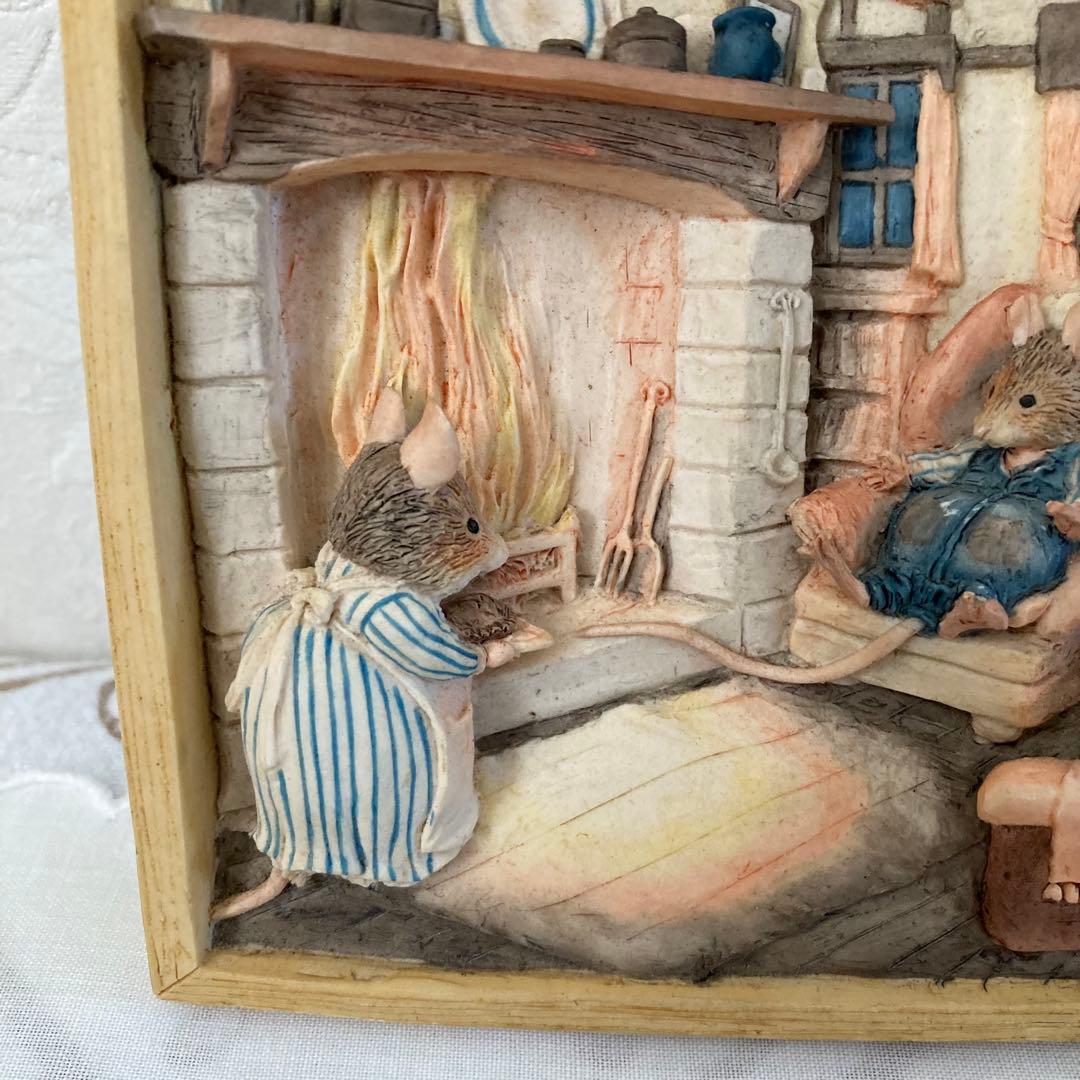 2/8 ブランブリーヘッジ 立体 壁掛け　のばらの村のものがたり　ジルバークレム