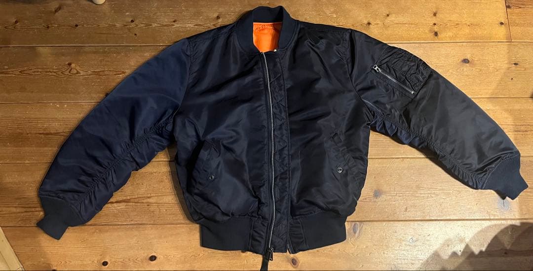 【希少カラー】Alpha MA-1 ネイビー