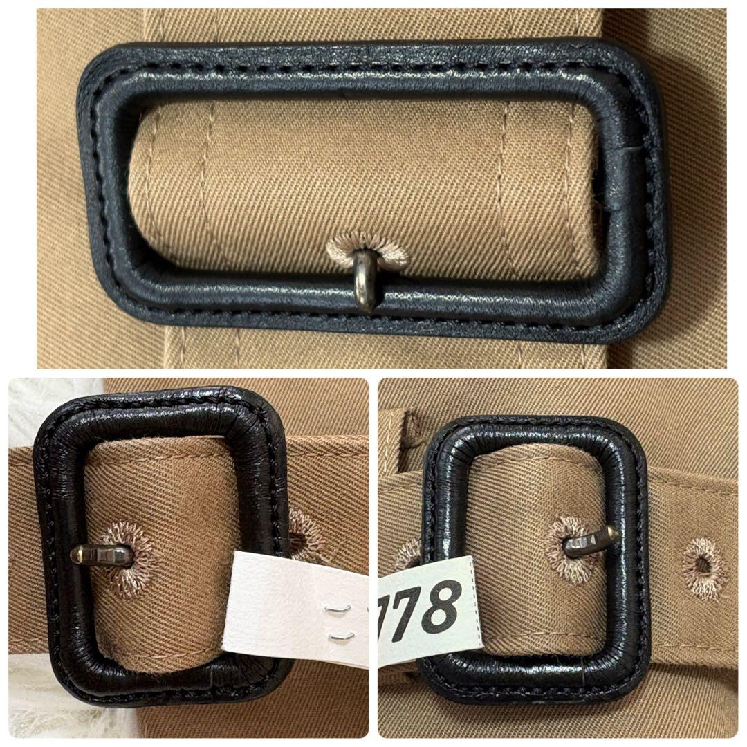 クリーニング済　ハイク　サイズ3 トレンチコート　ベルテッド　ライナー付