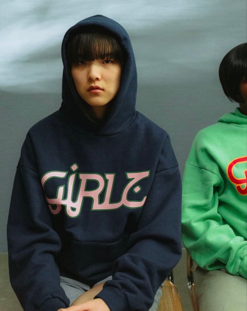 LIFEMANIA パーカー　S ネイビー