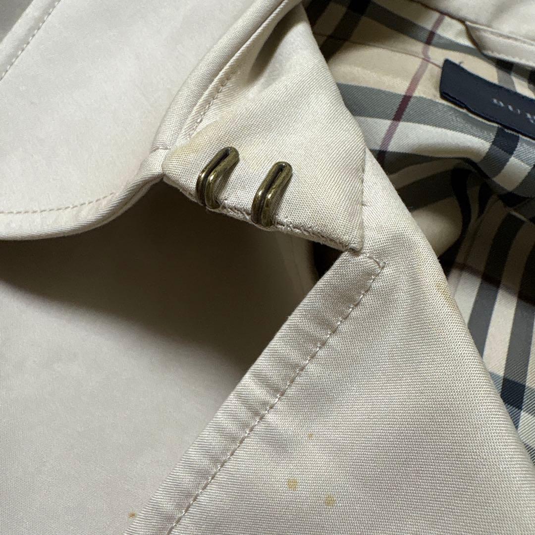 バーバリーロンドン トレンチコート ハーフコート バーバリーチェック ベージュM