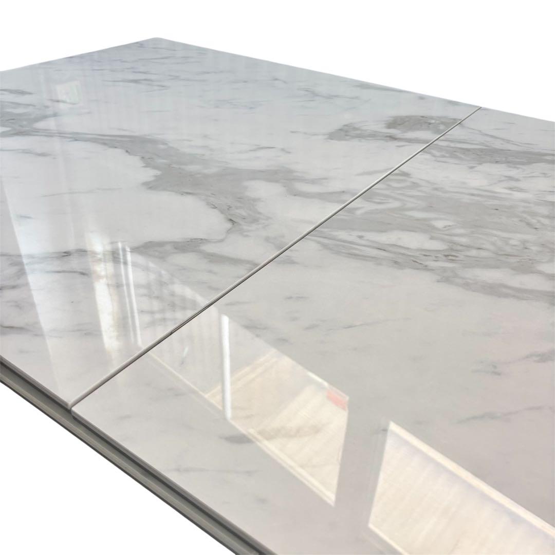 ニトリ セラミック ダイニングテーブル 伸縮式 天板延長 4人〜6人用