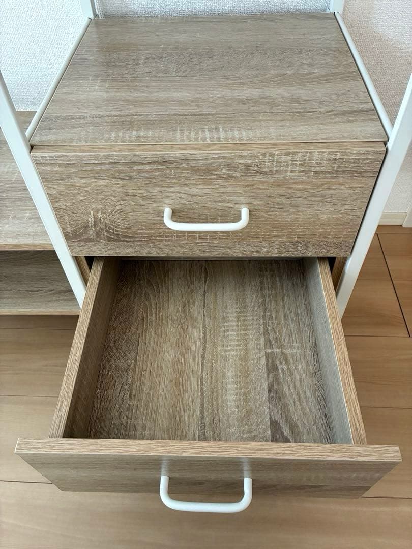 LOWYA（ロウヤ） ハンガーラック ホワイトオーク