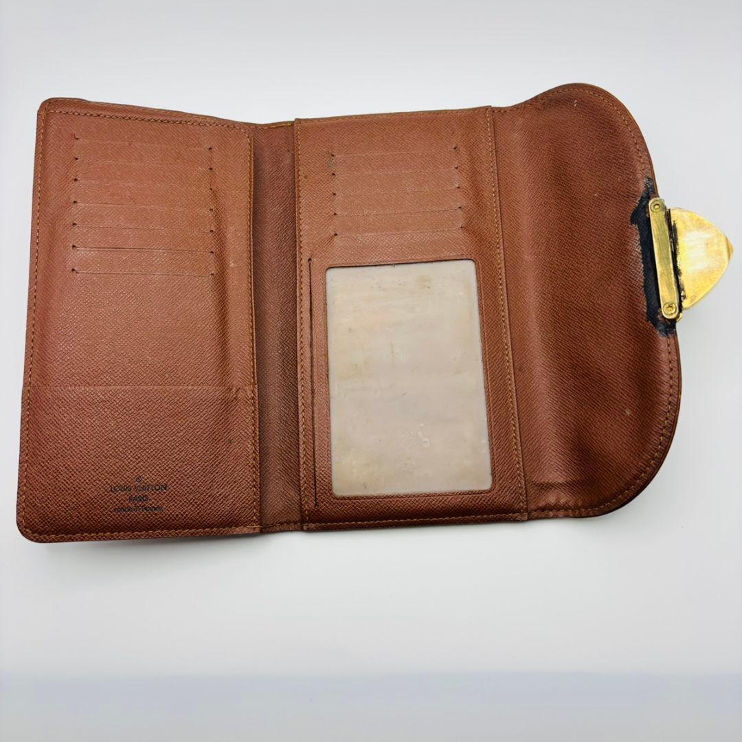 ルイヴィトン　ポルトフォイユ　三つ折り　財布　モノグラム　ウジェニ　リペア品