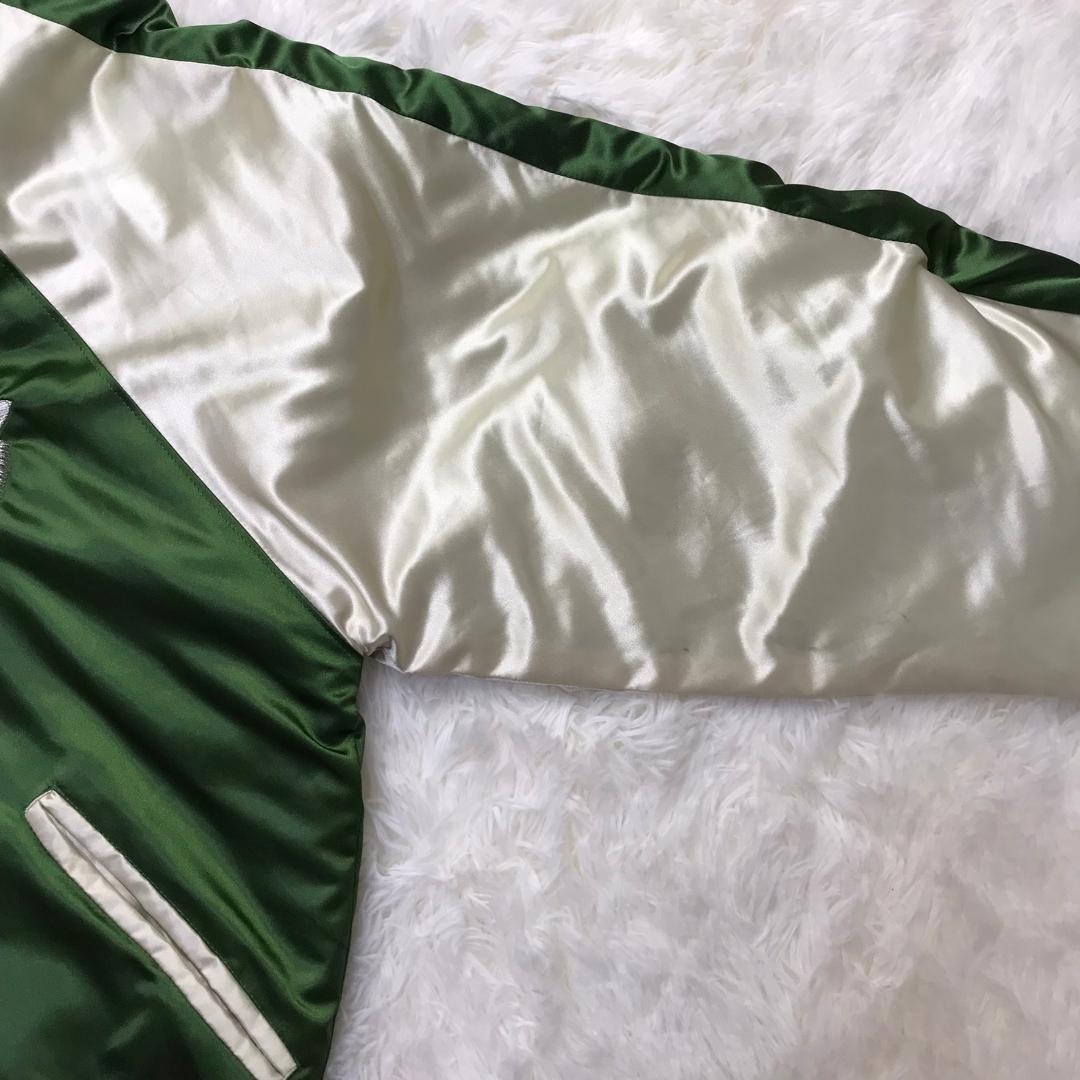 プリンス商会 白虎スカジャン 横須賀 YOKOSUKA 刺繍 サテン 中綿入り