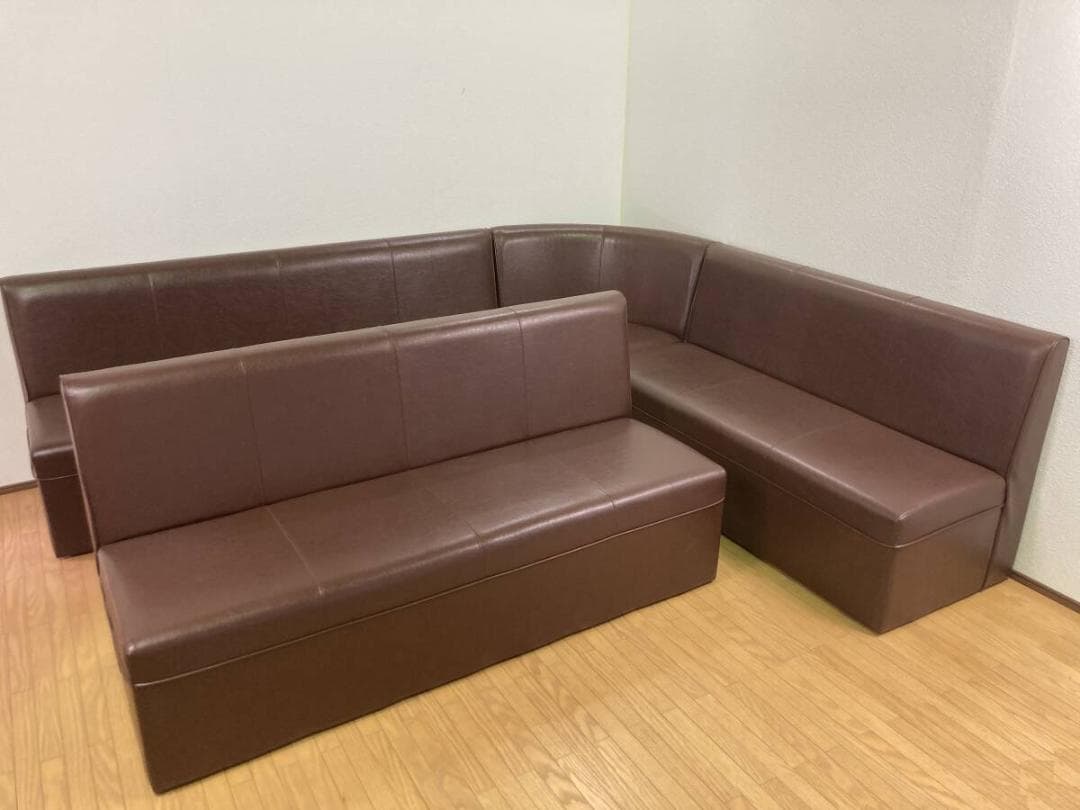 4点セット コーナー まとめ売り 店舗什器 飲食 スナック 椅子 業務用 ソファ