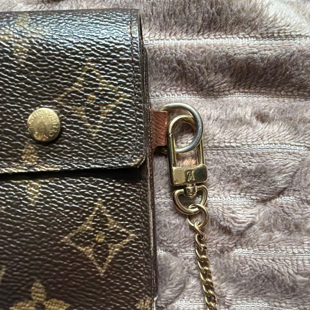 Louis Vuitton モノグラム 長財布 チェーン付き