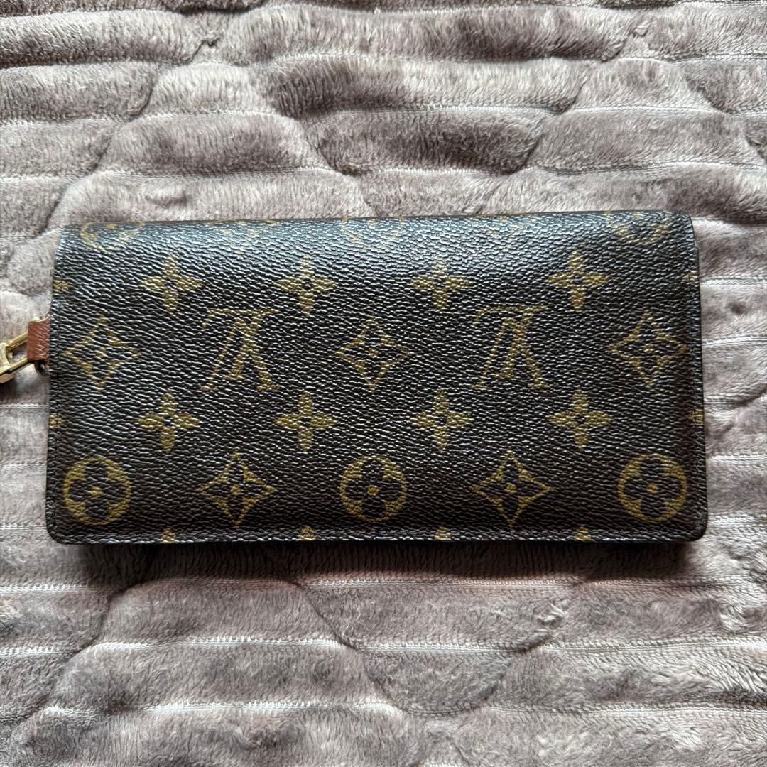 Louis Vuitton モノグラム 長財布 チェーン付き
