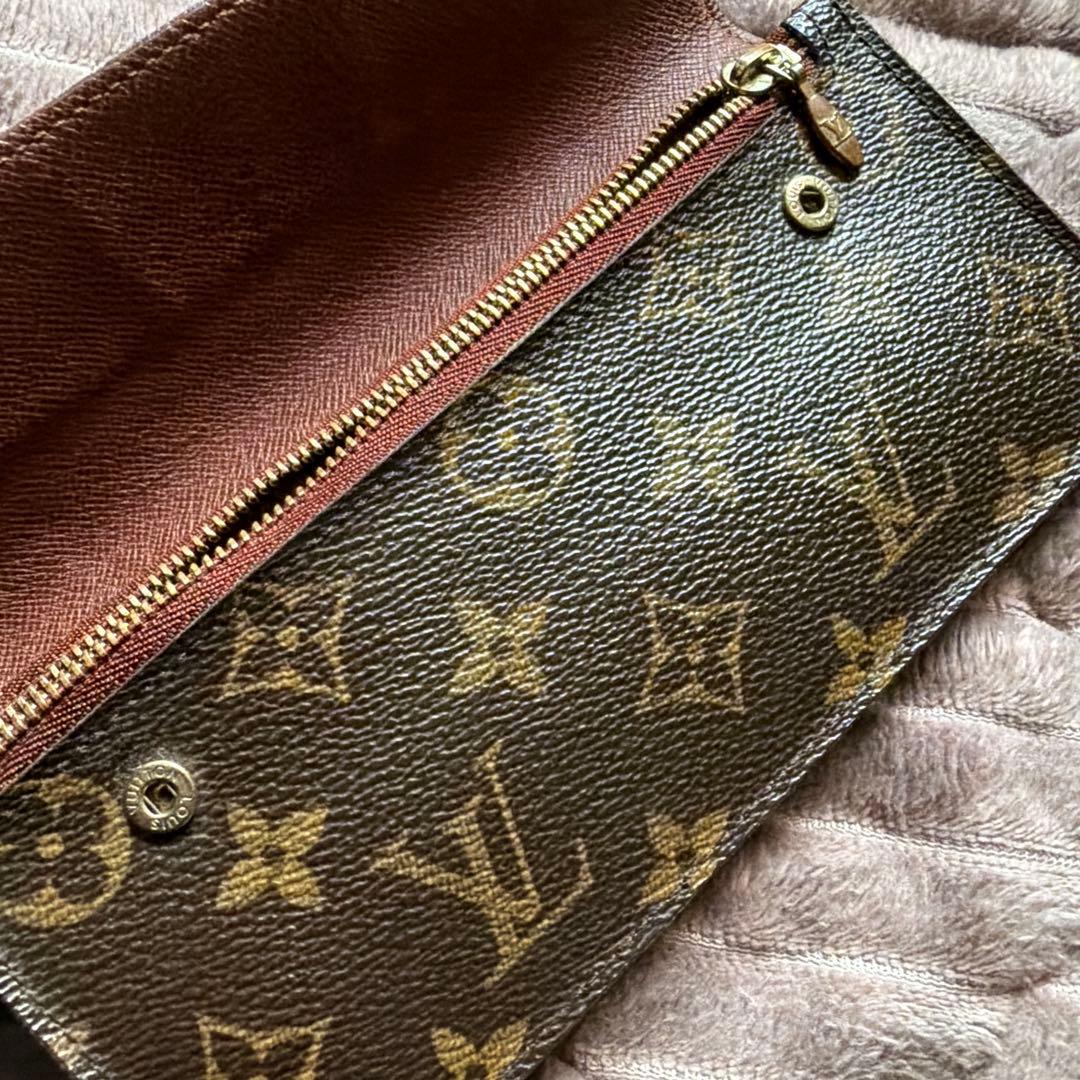 Louis Vuitton モノグラム 長財布 チェーン付き