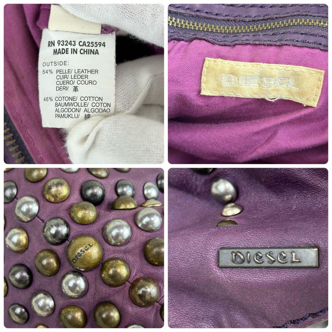 バッグ Archive DIESEL studs leather shoulderbag