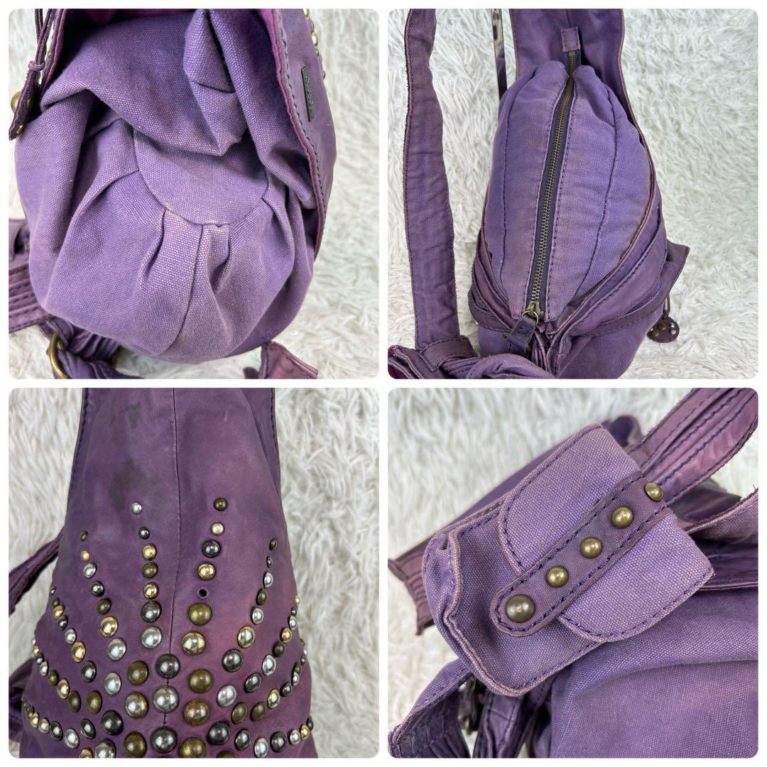 バッグ Archive DIESEL studs leather shoulderbag