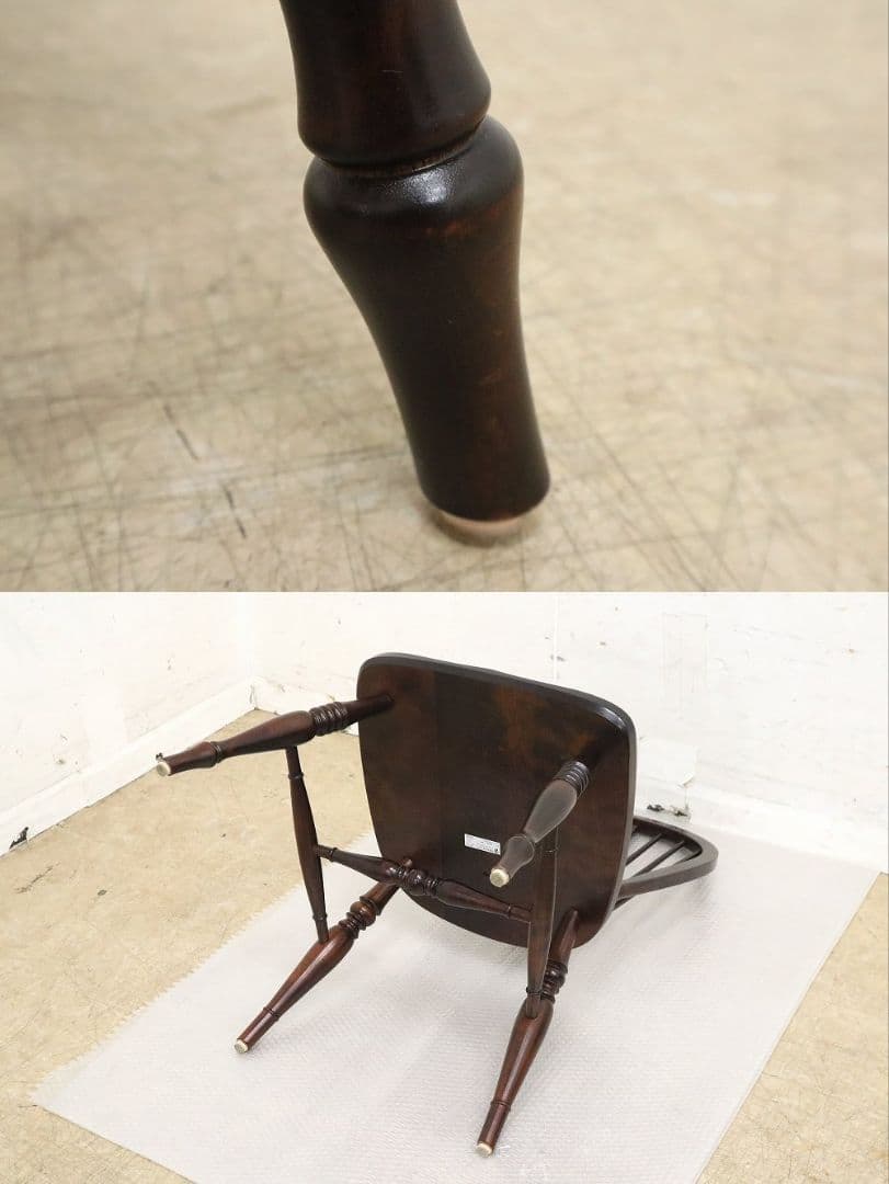 展示品！【北海道民芸家具】HM266・ウィンザーチェア②◆樺材・椅子