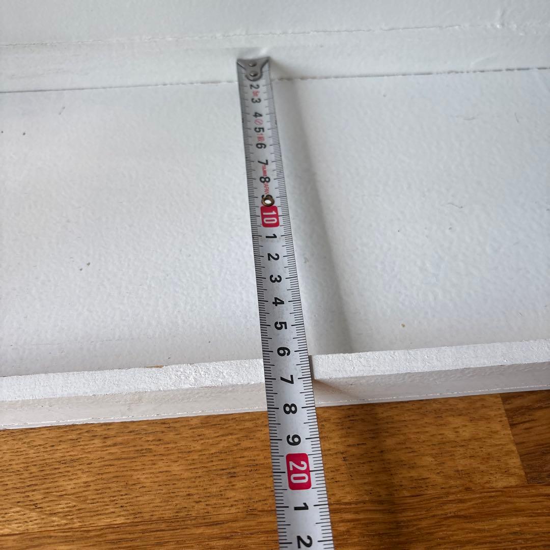 木製　ディスプレイ　キャビネット　白