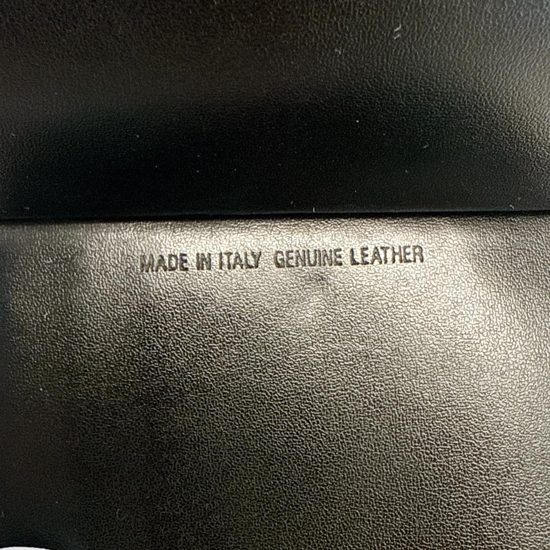 美品　マルジェラ　マネークリップ　4ステッチ　カードケース　ブラック　レザー