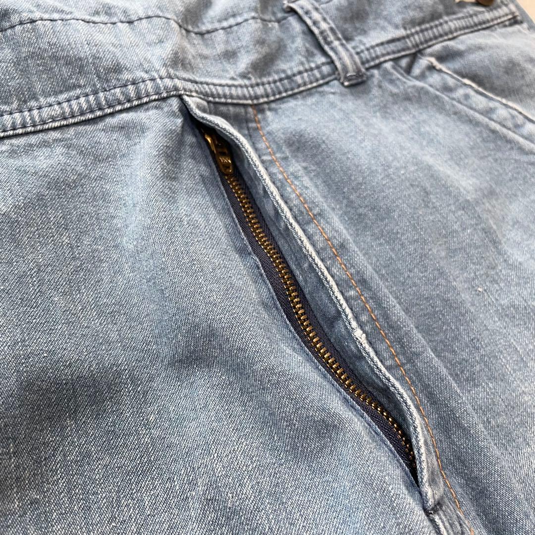 チマラ　オーバーオール　デニム　サロペット　インディゴ　ダメージ