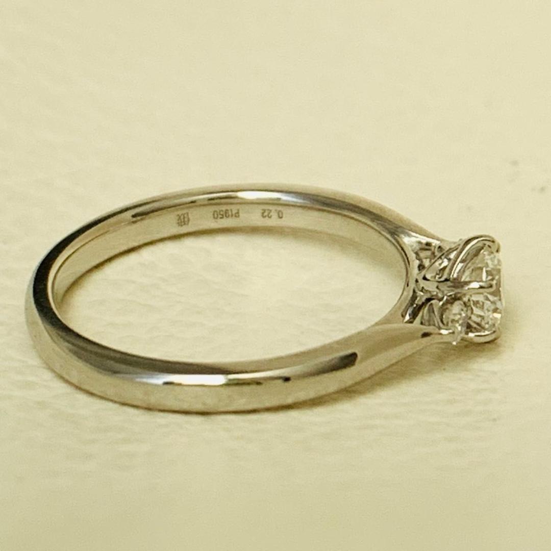 極美品 俄 ダイヤモンド 白鈴 pt950 ダイヤモンド プラチナ リング 指輪