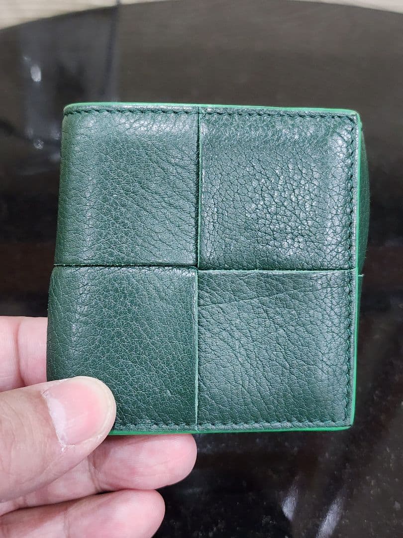 ボッテガ　パース　グリーン　ケース　小銭入れ　BOTTEGA